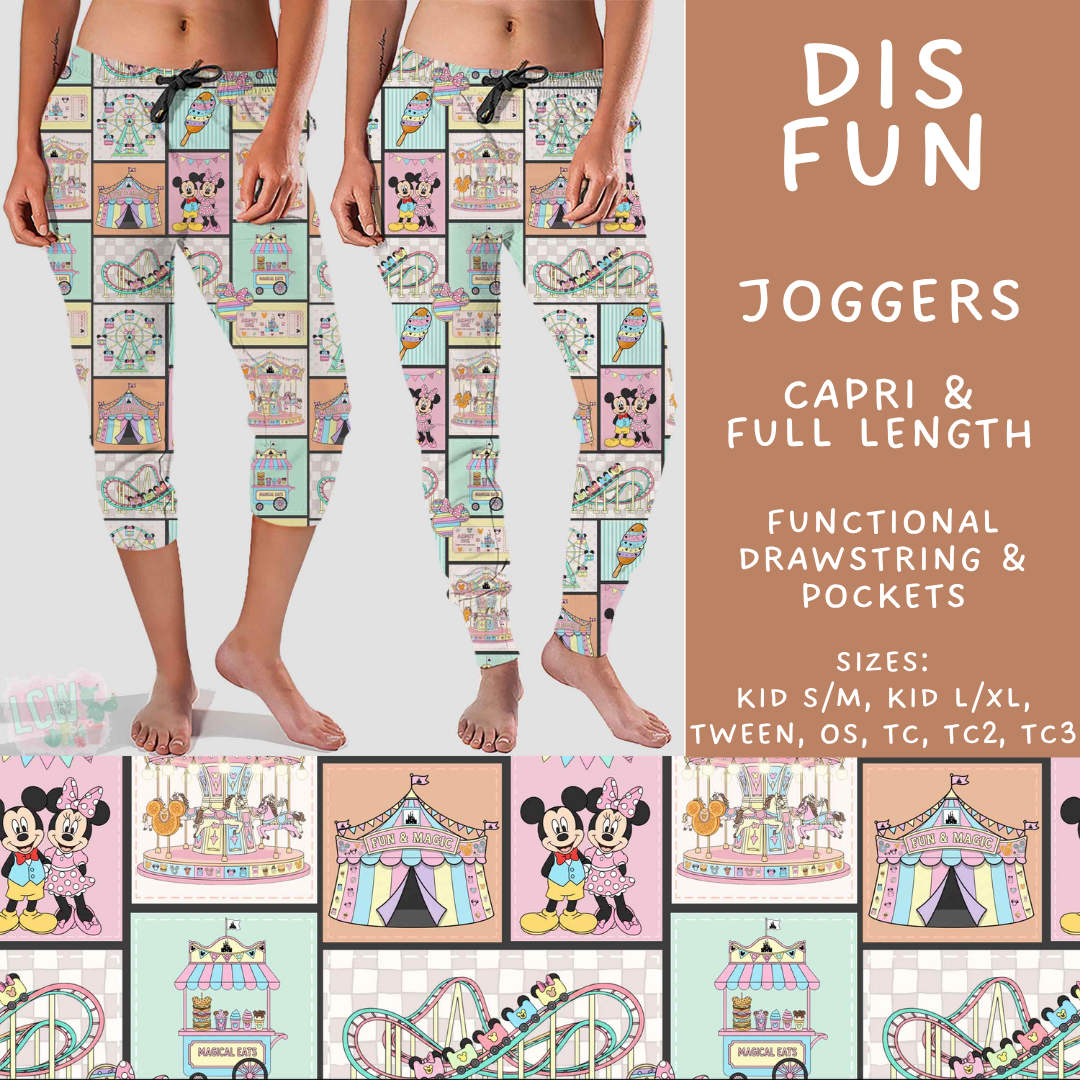 Batch #572 - Magical Faves 23 - Closes 8/19 - ETA mid October - Dis Fun Full and Capri Length Joggers