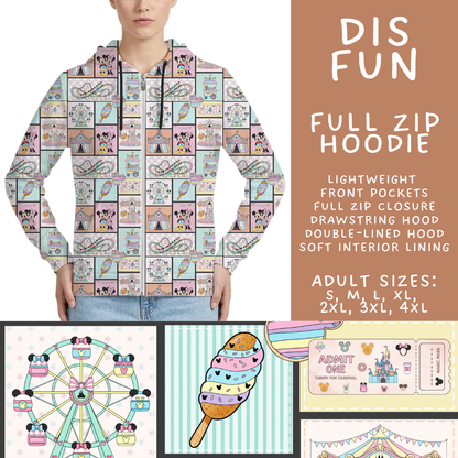 Batch #572 - Magical Faves 23 - Closes 8/19 - ETA mid October - Dis Fun Full Zip Hoodie