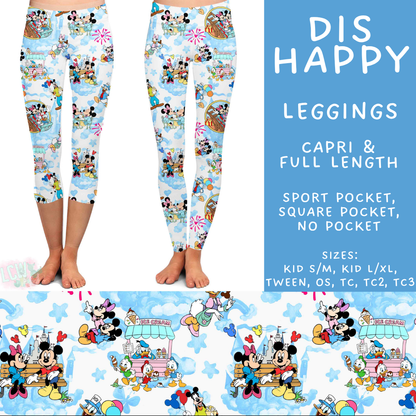 Batch #585 - Magical Faves 24 - Closes 9/14 - ETA mid Nov - Dis Happy Full and Capri Length Leggings