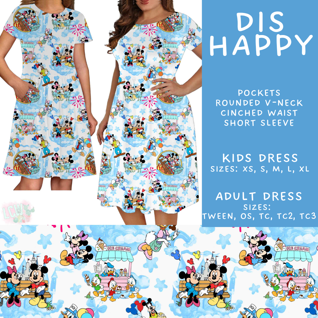 Batch #585 - Magical Faves 24 - Closes 9/14 - ETA mid Nov - Dis Happy Adult & Kids Dresses