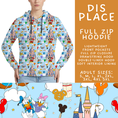 Batch #528 - Magical Faves 20 - Closes 5/11 - ETA mid July - Dis Place Full Zip Hoodie