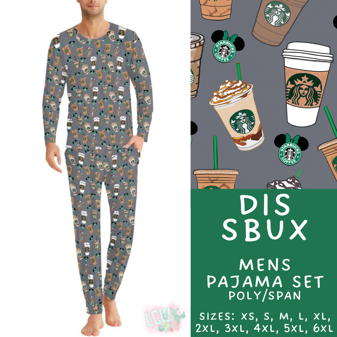 Batch #587 - Family Pajamas 2 - Closes 9/18 - ETA mid Nov - Dis SBux Men's Pajama Set