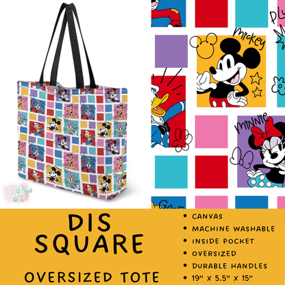 Batch #609 - Travel Collection 2 - Closes 11/6 - ETA early Jan - Dis Square Oversized Totes