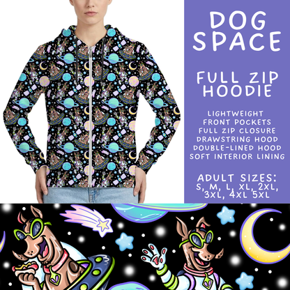 Batch #531 - Cool Characters 15 - Closes 5/18 - ETA late July - Dog Space Full Zip Hoodie