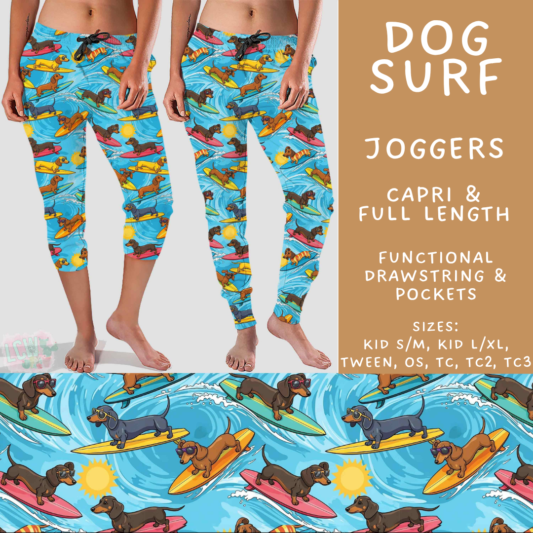 Batch #562 - Fun Run 25 - Closes 7/29 - ETA late Sept - Dog Surf Full and Capri Length Joggers