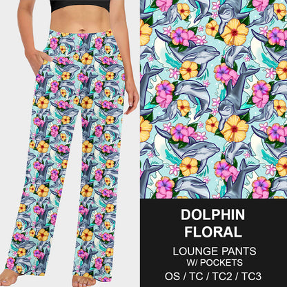 RTS - Dolphin Floral Lounge Pants