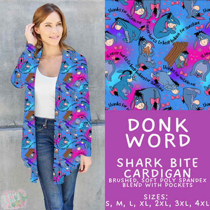 Batch #608 - Magic in Words - Closes 11/4 - ETA early Jan - Donk Word Cardigan