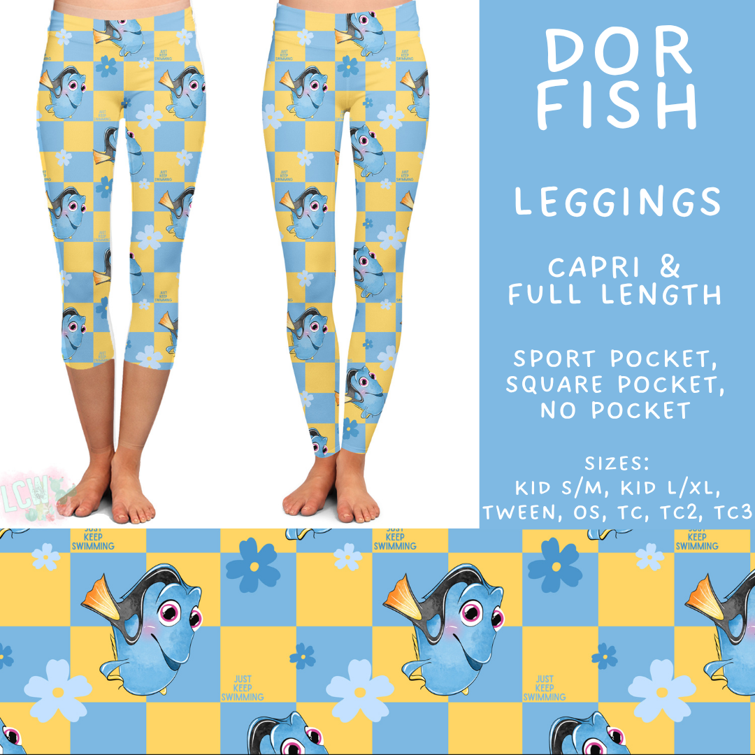 Batch #528 - Magical Faves 20 - Closes 5/11 - ETA mid July - Dor Fish Full and Capri Length Leggings