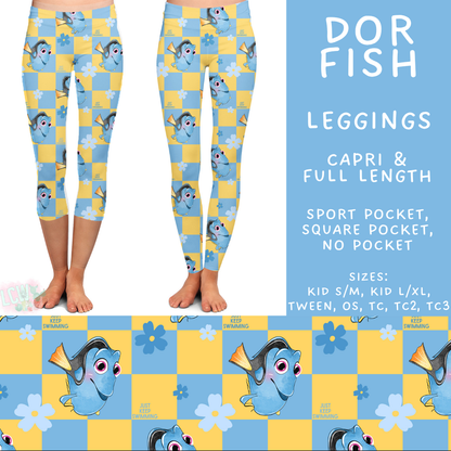 Batch #528 - Magical Faves 20 - Closes 5/11 - ETA mid July - Dor Fish Full and Capri Length Leggings