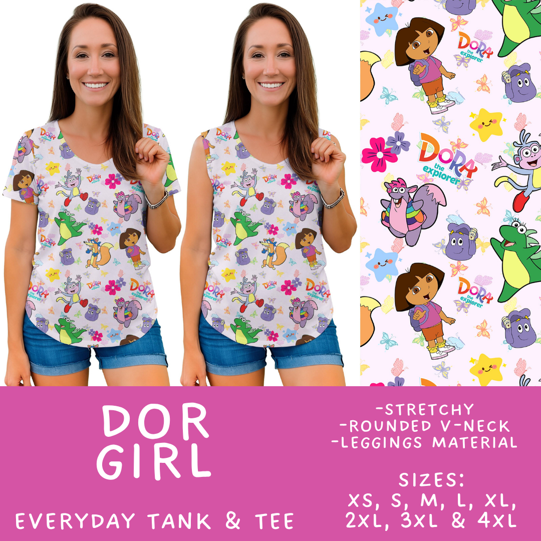 Batch #555 - Cool Characters 7 - Closes 7/13 - ETA mid Sept - Dor Girl Everyday Tank & Tee