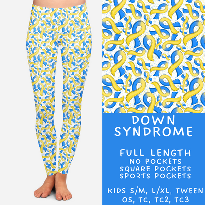 Ready To Ship - Down Syndrome Leggings - OS