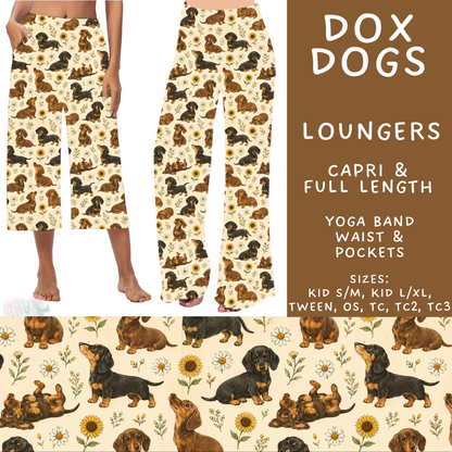 Batch #589 - August Request Run - Closes 9/23 - ETA mid/late Nov - Dox Dogs Capri and Full Length Loungers