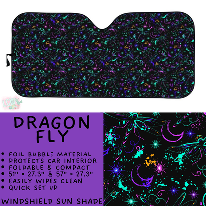 Batch #554 - Car Accessories 3 - Closes 7/10 - ETA early/mid Sept - Dragon Fly Windshield Sun Shade