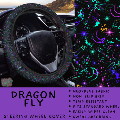 Batch #554 - Car Accessories 3 - Closes 7/10 - ETA early/mid Sept - Dragon Fly Steering Wheel Cover