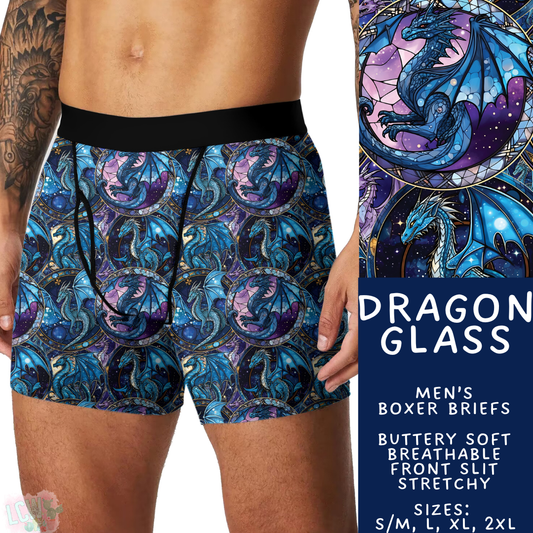 Batch #473 - Comfortable Underwear 5 - Closes 1/9 - ETA early March - Dragon Glass Men's Boxer Briefs
