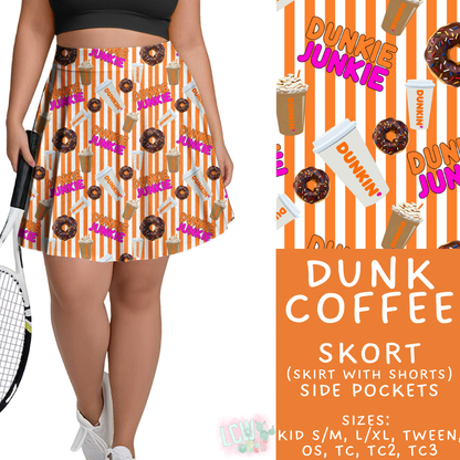 Batch #468 - Fun Run 18 - Closes 12/26 - ETA late Feb - Dunk Coffee Skort