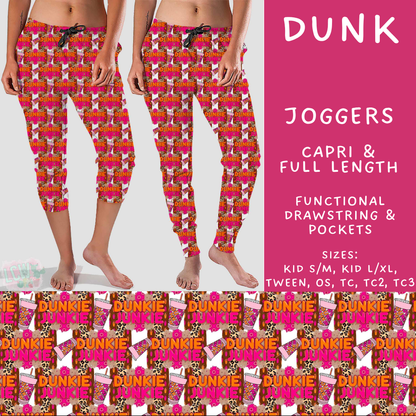 Batch #592 -  Fun Run 27 - Closes 9/30 - ETA late Nov - Dunk Full and Capri Length Joggers