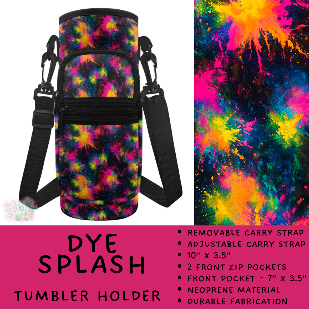 Batch #551 - Tumbler Holder 2 - Closes 7/3 - ETA early Sept - Dye Splash Tumbler Holder