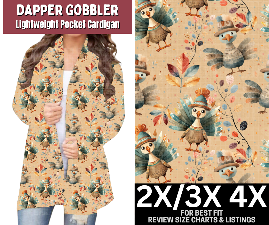 Dapper Gobbler Pocket Cardigan