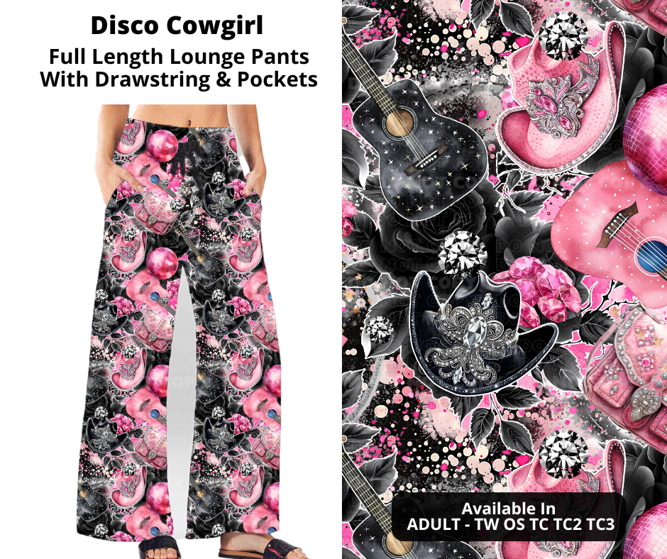 Disco Cowgirl Full Length Lounge Pants