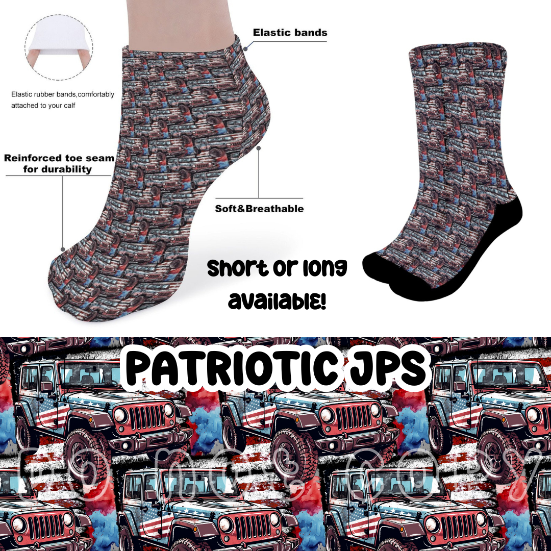 PATRIOTIC JPS - CUSTOM PRINTED SOCKS ROUND 2