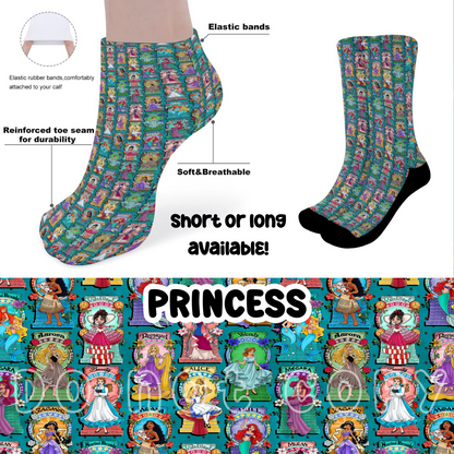 PRINCESS - CUSTOM PRINTED SOCKS ROUND 2