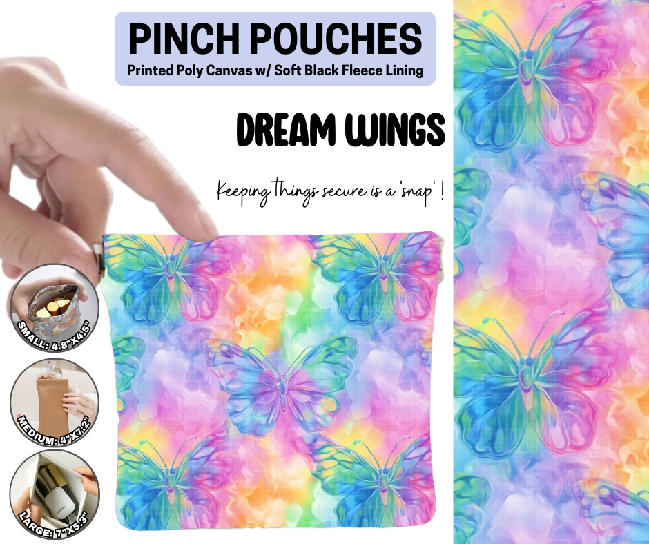 Dream Wings Pinch Pouches