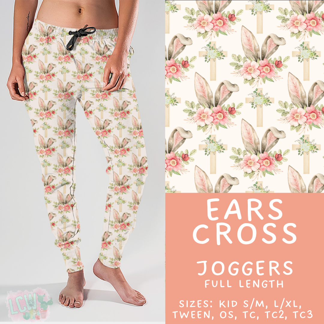 Batch #478 - Bunny Trail Collection - Closes 1/12 ETA - Early March - Ears Cross Joggers