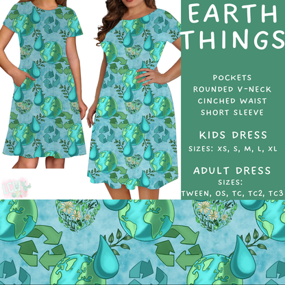 Batch #293 - Earth Day - Closes 2/24 - ETA early/mid April - Earth Things Adult & Kids Dresses