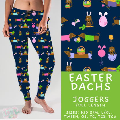 Batch #478 - Bunny Trail Collection - Closes 1/12 ETA - Early March - Easter Dachs Joggers
