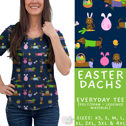 Batch #478 - Bunny Trail Collection - Closes 1/12 ETA - Early March - Easter Dachs Everyday Tee