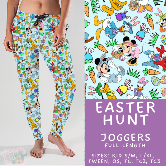 Batch #477 - Magical Character Easter - Closes 1/12 ETA - Early March - Easter Hunt Joggers