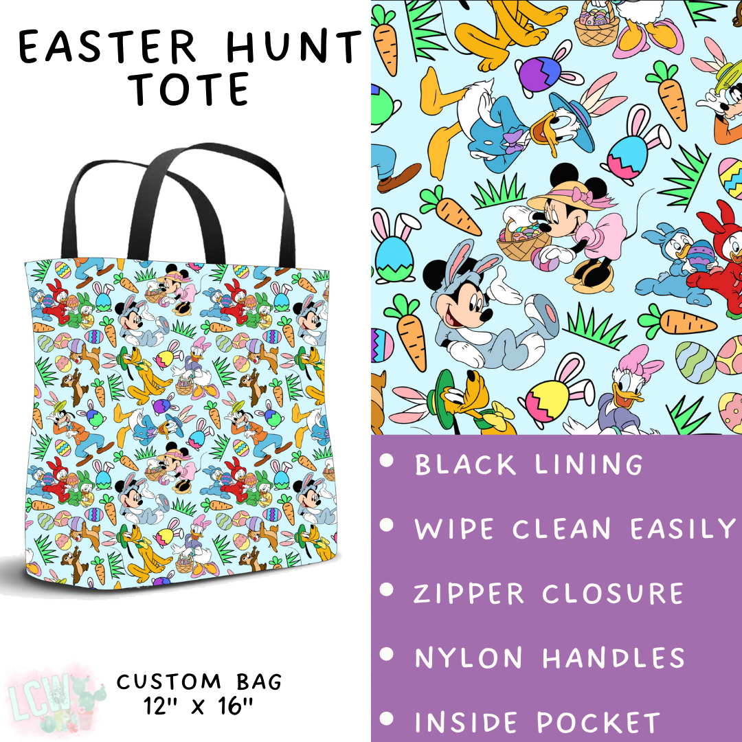 Batch #477 - Magical Character Easter - Closes 1/12 ETA - Early March - Easter Hunt Tote