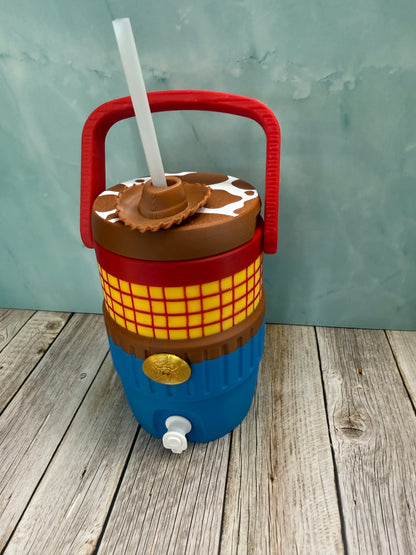Cowboy Doll Cooler 12 oz Can Holder- 3D print