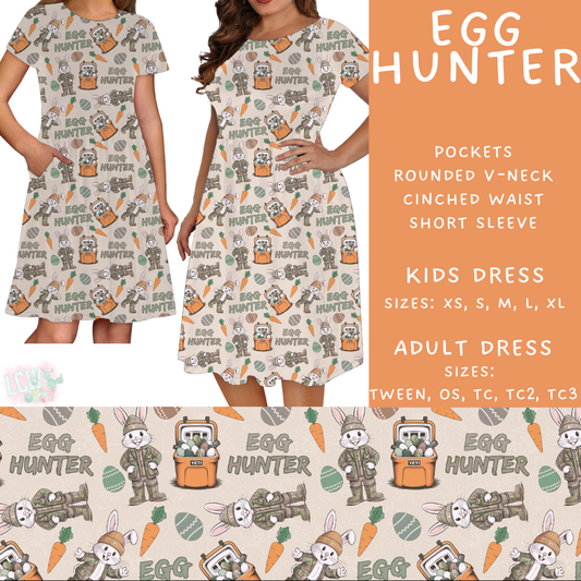 Batch #478 - Bunny Trail Collection - Closes 1/12 ETA - Early March - Egg Hunter Adult & Kids Dresses
