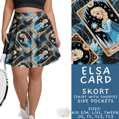 Batch #474 - Princess Tarot - Closes 1/12 - ETA early/mid March - Elsa Card Skort