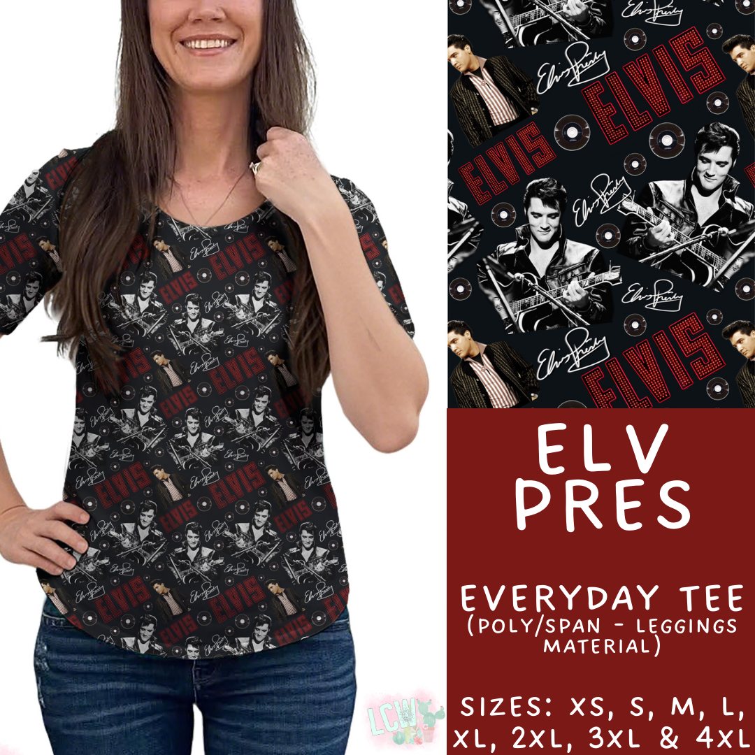 Batch #475 - Stars 2 Collection - Closes 1/14 - ETA early/mid March - Elv Pres Everyday Tee