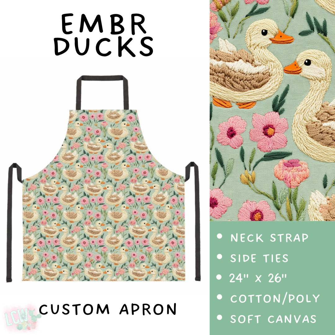 Batch #476 - Bake Off - Closes 1/16 - ETA early/mid March - Embr Ducks Apron