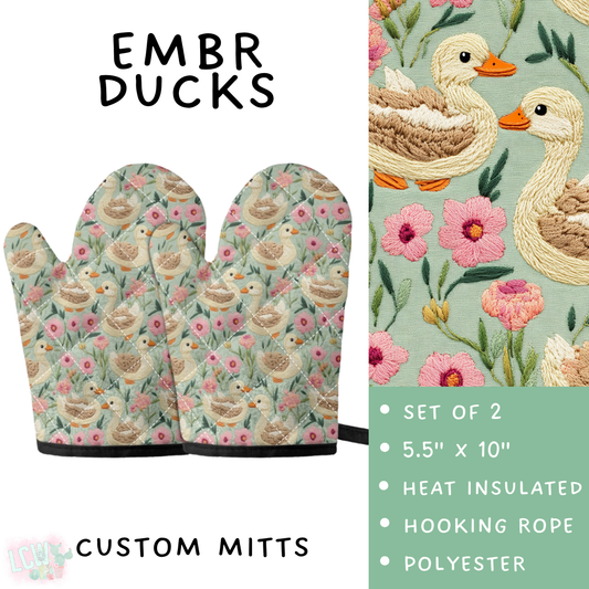 Batch #476 - Bake Off - Closes 1/16 - ETA early/mid March - Embr Ducks Oven Mitts
