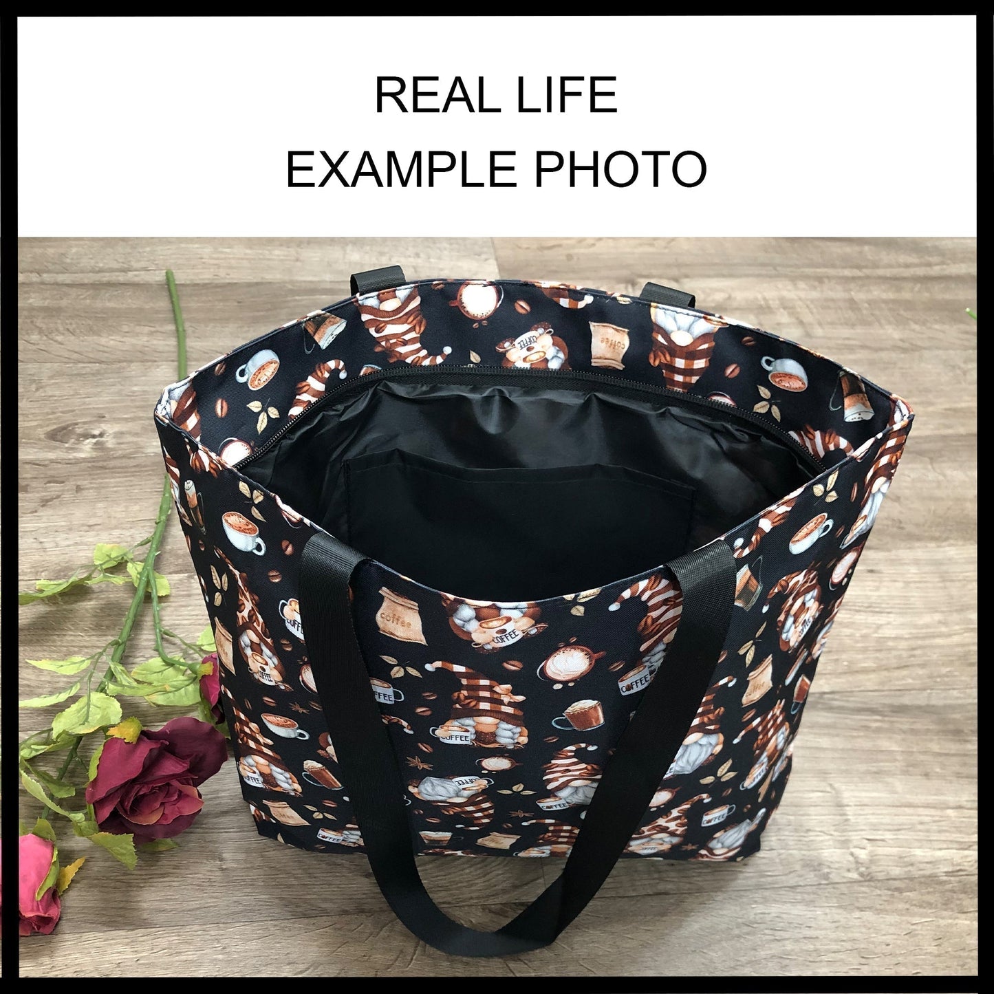 B232 - Preorder Squirrel Blooms Tote Bag (Closes 6/04. ETA: late July)