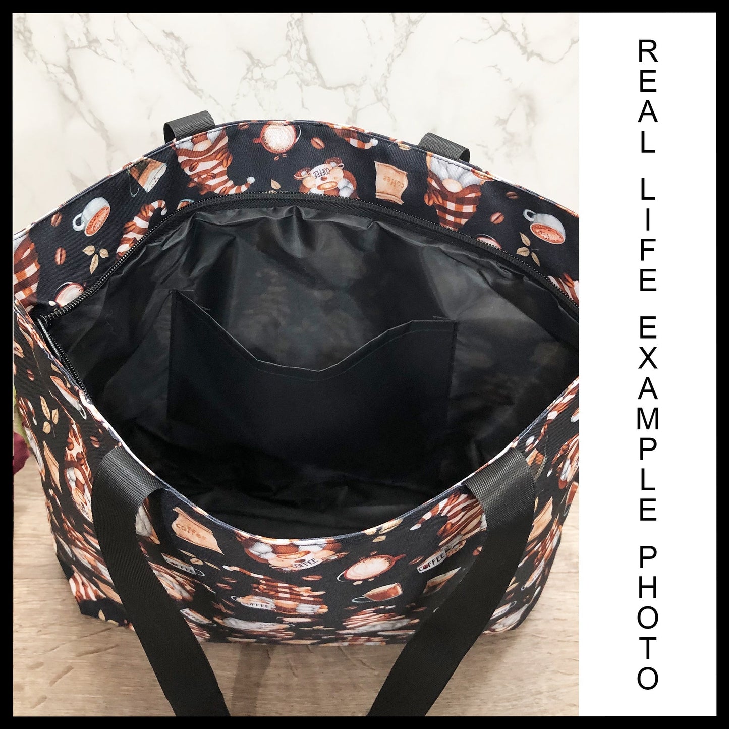 RTS - Neon Splatter Tote Bag