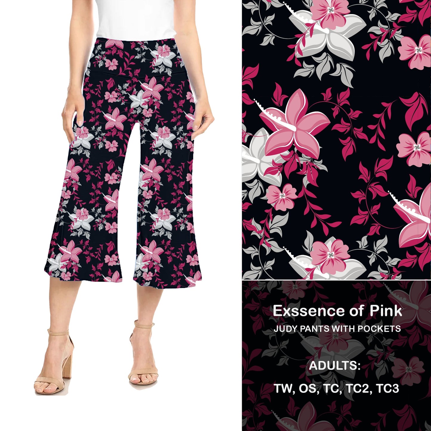 Essence of Pink Judy Hybrid Pants with Pockets