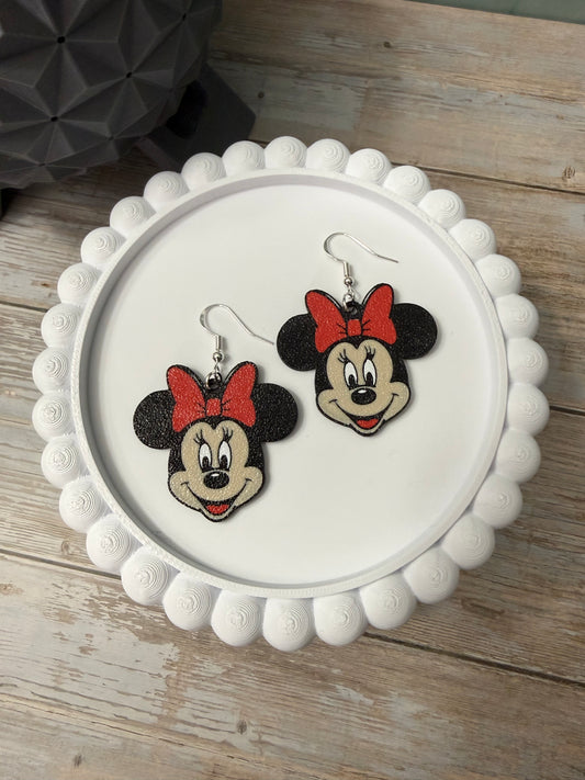 Min Mouse- 3D Printed Earrings