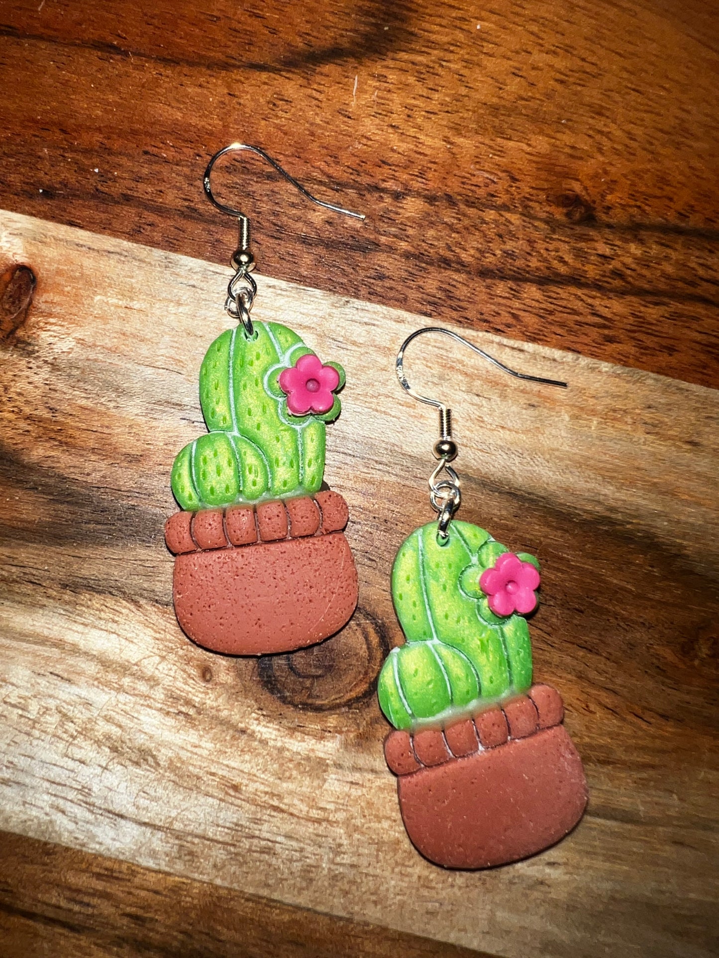Cactus-E- Hook Earring
