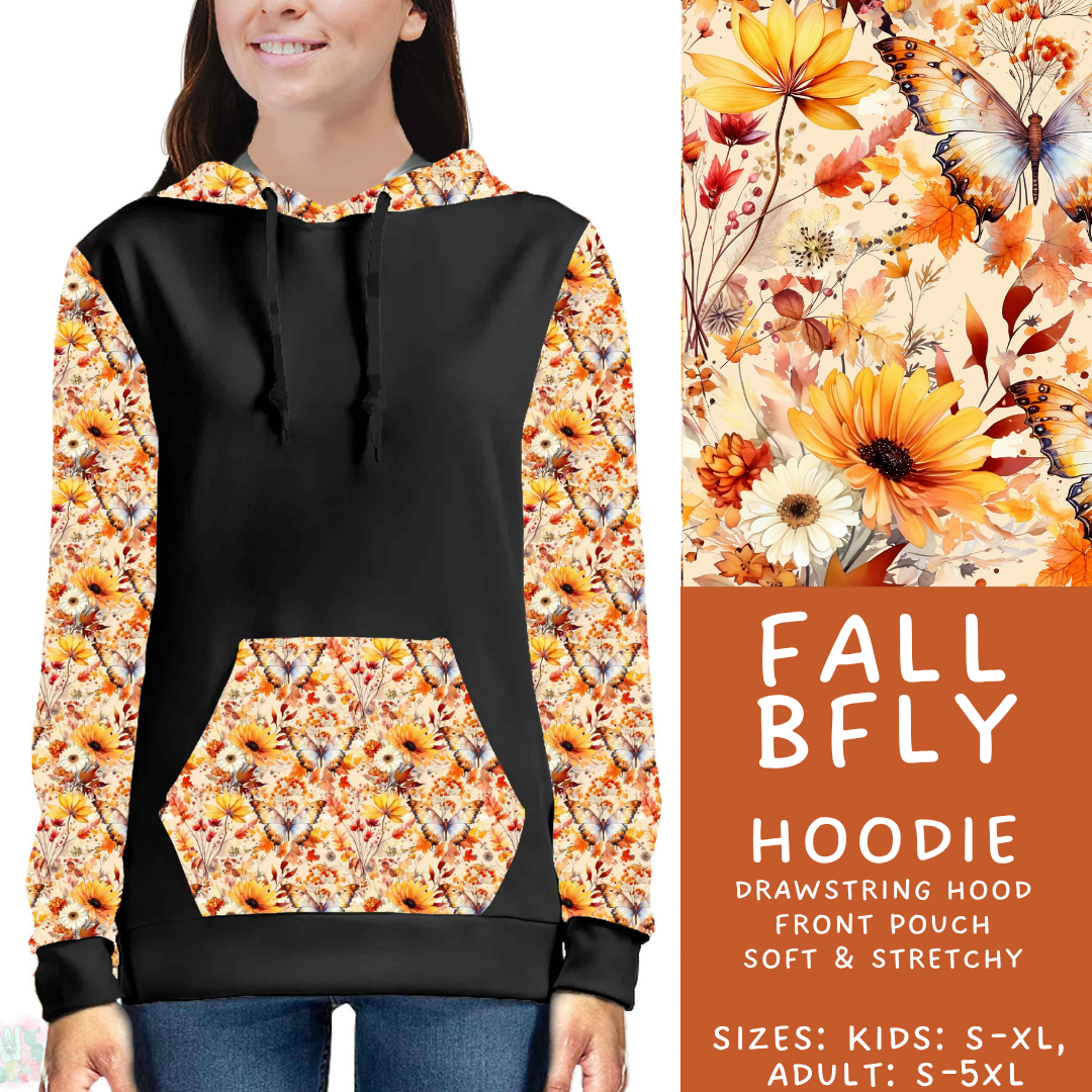 Batch #582 - Hello Fall 3 - Closes 9/7 - ETA early Nov - Fall BFly Hoodie