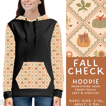 Batch #582 - Hello Fall 3 - Closes 9/7 - ETA early Nov - Fall Check Hoodie