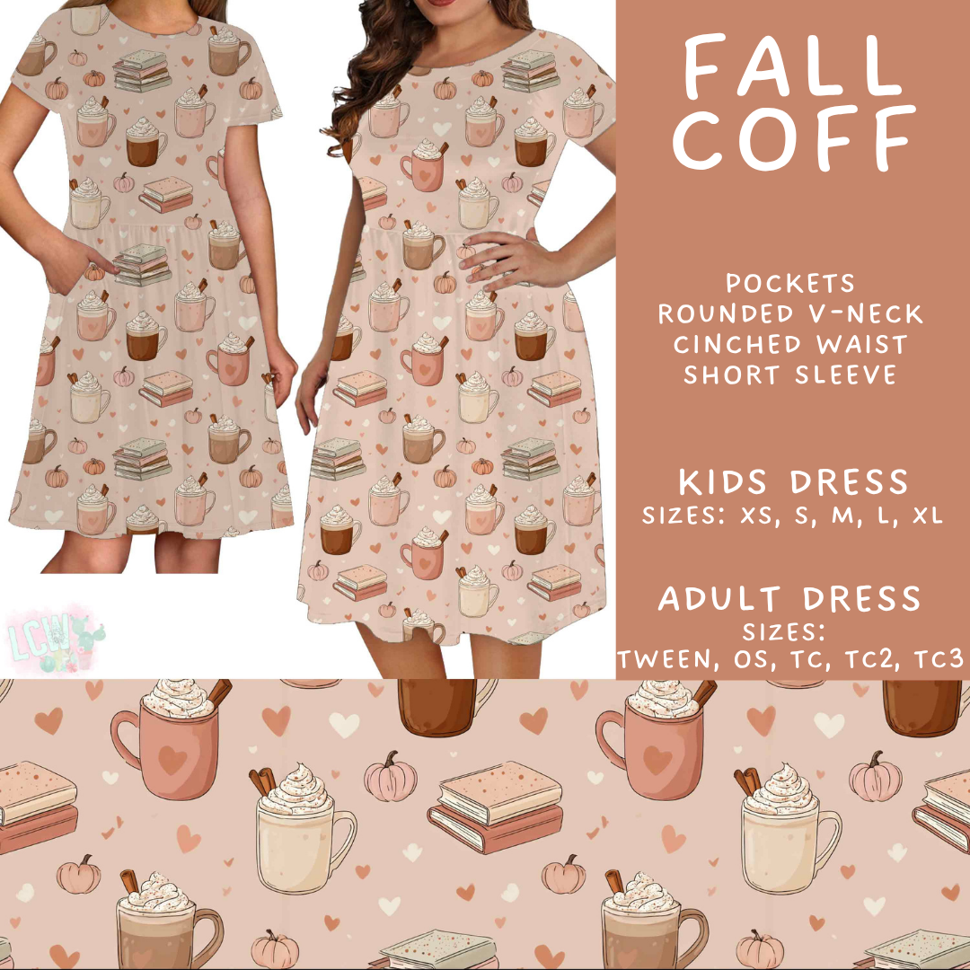 Batch #582 - Hello Fall 3 - Closes 9/7 - ETA early Nov - Fall Coff Adult & Kids Dresses