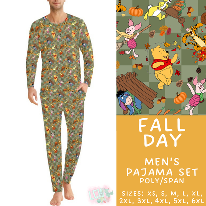 Batch #580 - Fall Family Pajamas 2 - Closes 9/4 - ETA early Nov - Fall Day Men's Pajama Set