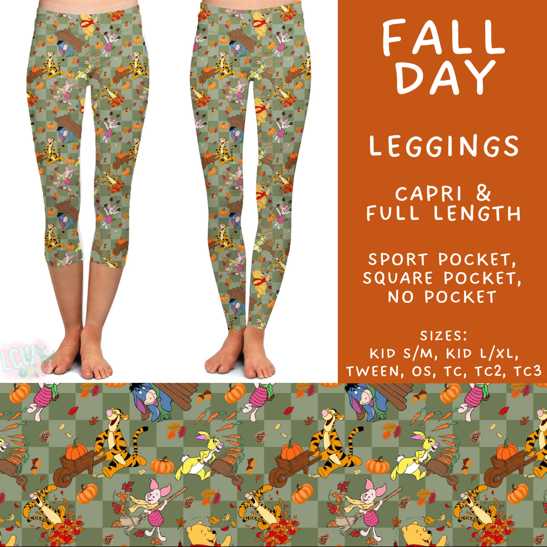 Batch #583 - Magical Character Fall - Closes 9/9 - ETA early Nov - Fall Day Full and Capri Length Leggings