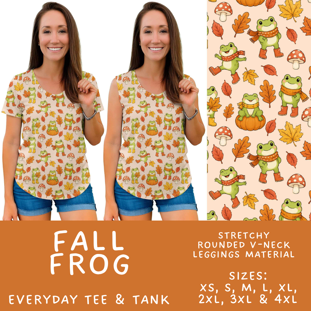 Batch #578 - July Request Run - Closes 8/31 - ETA late October - Fall Frog Everyday Tank & Tee